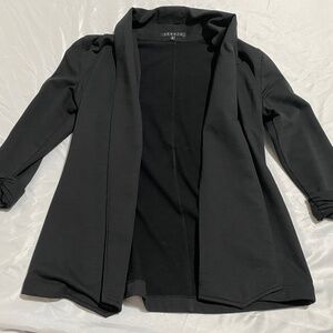 Theory Black Open Front Blazer-Women’s Small-3/4 sleeves